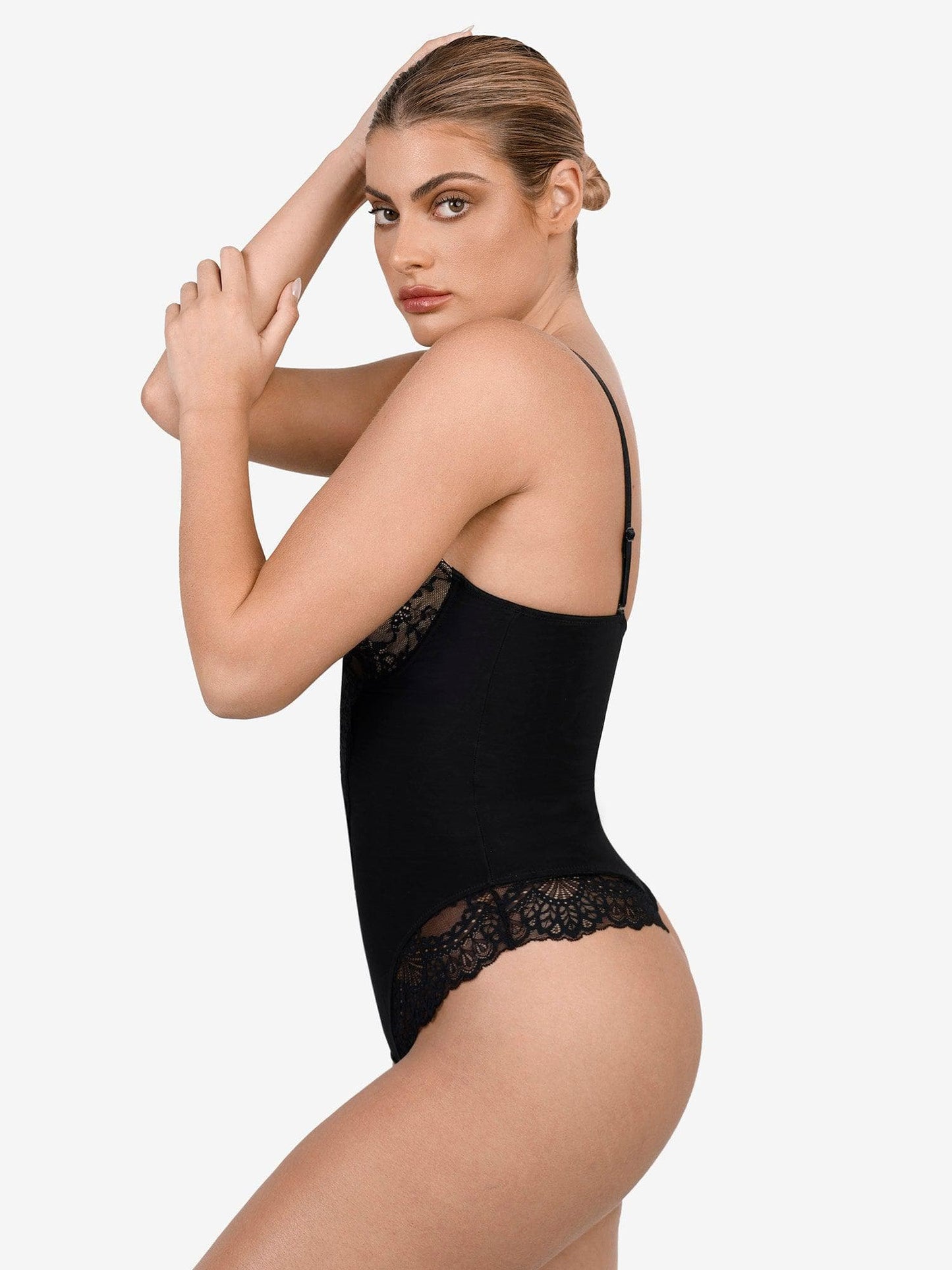 Elegant Lace Shaping Bodysuit